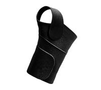 Cinghia da polso regolabile per lesioni, supporto tendineo, compressione, elastico, stabilità, tessuto traspirante, confortevole, ideale per tunnel carpale, artrite, nero, 1 paio