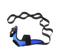 Cinghia da yoga segmentata con passanti - Stretcher fisico per gambe, flessibilità, riabilitazione, correzione della caviglia, aiuto per il recupero dell'emiplegia, cintura regolabile in cotone per