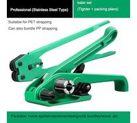 Cinghia d'acciaio in plastica Reggiatrice manuale / Legatrice for cinghie in plastica for uso domestico / Dispositivo di serraggio for imballaggio / Pinza for imballaggio(Package 1)