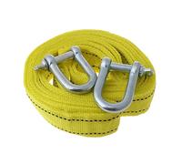 Cinghia della corda di traino, Fune di traino for verricello da 5 tonnellate, 4 m x, cm, in nylon e metallo con 2 ganci a U