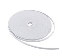 Cinghia Dentata 10m 6mm Larghezza 6mm Cinghia Dentata con Anima in Acciaio per Stampante 3d Bianco 2gt6 Materiale Dell'unità di Elaborazione con Estremità Aperta con Anima in