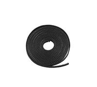 Cinghia dentata 5/10/50M GT2-6/10mm Cinghia Dentata Aperta 2GT Fibra Aramidica Gomma/PU Anima In Acciaio Gt2 Lunghezza Taglio Stampante 3D Cinghia polivale(Gomma,50 Meters-W10mm)