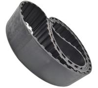 Cinghia dentata ad anello chiuso Cinghia di distribuzione in gomma premium, cinghia H, lunghezza 705/710/720/725/730/740/750 mm, sincrona a circuito chiuso, 2 pezzi(640 * 40MM)