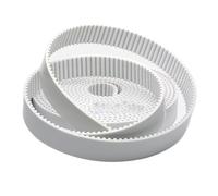 Cinghia dentata aperta 2Gt larghezza 6 mm 10 for stampante 3D, cinghia rinforzata antiusura, passo 2 parti di ricambio(White,(Gt2 10Mm) 100Meters)