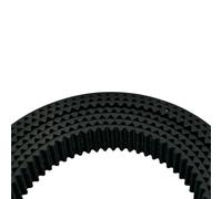 Cinghia dentata aperta nera HTD 3.0M Larghezza 9/10/12/15/20/25/30mm Cintura sincrona PU 3M HTD3M in acciaio poliuretanico(4m,1PC_12MM)