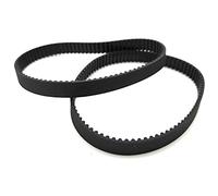 Cinghia dentata chiusa GT2 - larghezza 10mm - lunghezza: 800mm - 2 pezzi ciascuno - cavo di tensione in fibra di vetro (800mm)