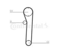 Cinghia dentata - CONTINENTAL CTAM CT680