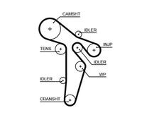 Cinghia Dentata Gates 5649XS Powergrip™ per Audi Seat Skoda VW