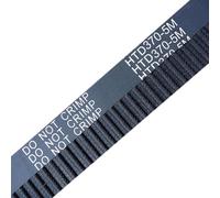 Cinghia Dentata HTD5M Chiusa 370-5M-18, 74 Dentini, Lunghezza 370mm, Larghezza 18mm/15mm/20mm, Cinghia In Gomma Rinforzata Per Pulegge 5M, Stampante 3D, CNC(Width 18mm)