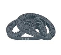 Cinghia dentata in gomma 1 pezzo 110XL 112XL 114XL 116XL 118XL nera 8mm/10mm/12mm/15mm/18mm di larghezza(110XL,18mm)