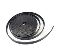 Cinghia dentata in poliuretano aperta tipo 5M nera, larghezza 15/20/25/30 mm, PU con filo di acciaio, passo 5 mm, cinghia sincrona da 1 a 10 metri.(6 Meters,30mm)