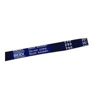 Cinghia dentata sincrona 2MGT Lunghezza primitiva 152-212 mm larghezza 6 mm Gomma chiusa(200mm)