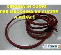 CINGHIA DI CUOIO LUNGHEZZA 190CM-CIRCA MACCHINA MACCHINE DA/ PER CUCIRE A PEDALE
