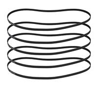 Cinghia di distribuzione chiusa nera di adozione pratica, parti della stampante 3D 5PCs -6-610MM Cinghia di trasmissione sincrona ad anello chiuso di gomma