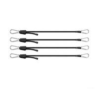 Cinghia di estensione per rete da tennis in nylon per kit di linea sicura per single e doppi, 1 m (4 pezzi)