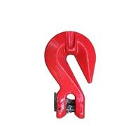 Cinghia di fissaggio, Gancio di sollevamento ad alta resistenza a forma di corno di capra con serratura a 80 livelli, gancio di presa in stile australiano, portata 1-5 tonnellate(AU 3.15T Chain 10mm)