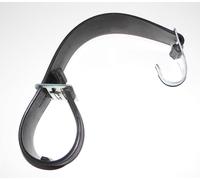 Cinghia Di Fissaggio Gommata Kawasaki 30x400mm Nera Universale - 1A Qualità
