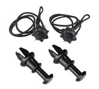 Cinghia Di Fissaggio Ripiano 2Pcs Cinghie Per Ripiano Posteriore Auto Corda Di Fissaggio A Sfera Cordino Per Portellone Del Veicolo Imbracatura Per Bagagliaio Coperchio 1K6863447A(Sets)