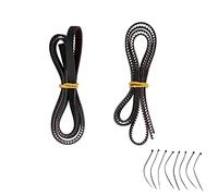 Cinghia di gomma di temporizzazione starrypxl 2GT 6mm x y assi gate accessori per stampanti 3D Accessori durevoli ad alta precisione 5 metri