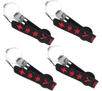 Cinghia di messa a terra regolabile statica dell'automobile 4pcs per il veicolo Camion Suv Scarica Statica Striscia Filo di terra automatico, Struttura flessibile del silicone, Angolo regolabile di