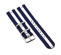 Cinghia di orologio da 20 mm in nylon cinghia da 22 mm adatta 18 mm per cinghie di orologi a colori solido NATO adatto per Samsung adatto per ingranaggio S3 adatto per la cinghia di orologio Frontier