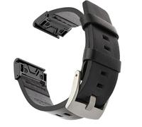 Cinghia di orologio da sostituzione in pelle sportiva da outdoor da 26 mm per Garmin Fenix 3 3 ore Fenix 5x Plus 6x Pro 7x Watch Watch Bandband