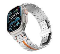 Cinghia di orologio in acciaio inossidabile esplorare la fascia metallica di ferro per banda S10 46mm S10 42mm Ultra 49mm 45mm 44 mm Canda