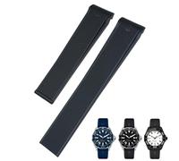 Cinghia di orologio in silicone in gomma da 20 mm adatto per F1 Carrera Aquaracer 300 Way201A Way211c Accessori