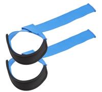 Cinghia di Presa Antiscivolo per Deadlift e Allenamento, Supporto Polso | Poliestere Blu, Riduce Rischio di Infortunio, Presa Extra, per Esercizi e Sollevamento