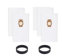 Cinghia di ricambio for sacchetto antipolvere, compatibile con Kirby G7E/G10/G10E/G5/G6/KY10 MK2, pezzi di ricambio for aspirapolvere(Dust bags6xbelt2)