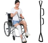 Cinghia di ricambio rigida per sollevamento gambe lunghe 90 cm, per il recupero del ginocchio e la chirurgia, per alzarsi e scendere facilmente dal letto, in auto, sedia a rotelle, con anello
