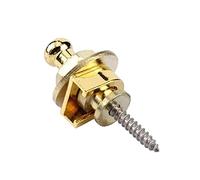 Cinghia di sicurezza con bottone in metallo, chiusura a sgancio rapido, per chitarra elettrica, basso, ukulele