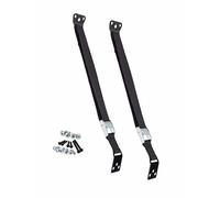 Cinghia di sicurezza per mobili e TV a schermo piatto - Migliori ancoraggi per mobili e TV - cinghia resistente - fibbia in metallo - senza parti in plastica - 2 pezzi, colore nero