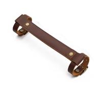 Cinghia di sollevamento in pelle resistente per ciclisti frequenti e pendolari cittadini, trasporti pubblici