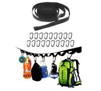 Cinghia di stoccaggio del campeggio, gancio per cordino da campeggio all'aperto,