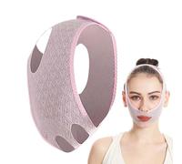 Cinghia Di Stretching Del Viso V., Fasciatura Di Stretching Facciale, Doppia Cinghia Di Mento A Forma Di V Per Forma Il Viso | Rimozione Di Bendaggio Di Sollevamento Regolabile Per Il Viso, Co