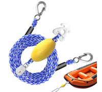 Cinghia di traino per barca, sistema di trazione resistente, design con gancio di sicurezza a sfera galleggiante, sport acquatici, uso in barca a vela sul fiume del lago, strumento per pesca surf