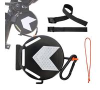 Cinghia di traino per bici da famiglia, corda da traino per bambini e bambini, con moschettone, cinghia elastica compatta per bambini e adulti, accessorio sicuro per rimorchio per bicicletta