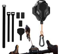 Cinghia di traino per bicicletta, 2,7 m, auto-retrattile, cinghia per genitore-figlio, cinghia di collegamento per sentiero parco, gruppo, ciclismo, esercizi quotidiani, attività ricreative all'aperto