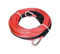 Cinghia di traino per recupero, Estensione verricello cinghia fune da traino 6mm*30m multicolore for fuoristrada 4X4 7700 libbre(Red)