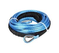 Cinghia di traino per recupero, Estensione verricello cinghia fune da traino 6mm*30m multicolore for fuoristrada 4X4 7700 libbre(Blue)