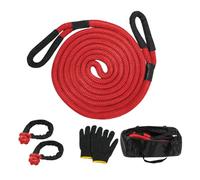 Cinghia di Traino Resistente,Attrezzatura di Traino Auto - Accessorio Per La Risoluzione dei Problemi per Veicolo,per Auto SUV Camping-Cars Agricoltori Campeggio Officina