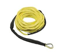 Cinghia di traino sintetica per verricello, portatile, per auto, UTV, ATV e rimorchi, resistente, rossa