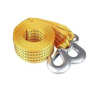 Cinghia di traino, Verricello con fune di traino in nylon ganci fluorescenti 4 m 3 tonnellate for auto, camion, rimorchio, furgone