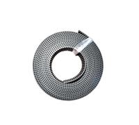 Cinghia Di Trasmissione Cinghia Sincrona In Poliuretano E Acciaio PU A Dentatura Aperta Nera HTD 300CM 9 10 12 15 Denti Per CNC(50m,20mm)