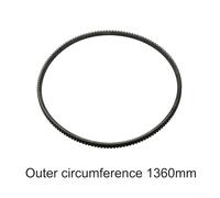 Cinghia di trasmissione efficiente per motore del tornio 7M1320 7M1360 7M1400 7M1450, con eccellente durata e assorbimento degli urti (7M1360)
