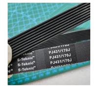 Cinghia di Trasmissione in Gomma PJ431 Mini Cinghia trasportatrice 160J/PJ406 162J/PJ411 170J(PJ431,2PCS_10 Ribbed)