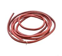 Cinghia di trasmissione in pelle di mucca per macchina da cucire con estremità a gancio, per modelli Kenmore, colore bianco, cinghia di trasmissione di ricambio, 33-38 cm, elasticizzata