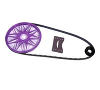 Cinghia Di Trasmissione Per SURRON Light Bee X S Kit Cinghia Modificato Per Forcella Posteriore Piatta, Trasmissione Secondaria, Puleggia Di Trasmissione Secondaria Cinghia Trapezoidale Moto(Viola)