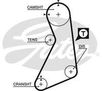 Gates Seat Cordoba (6K2/C2) Ibiza Ii (6K1) Toledo I (1L) 5399Xs